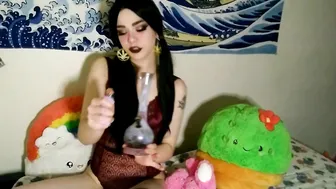 veronika strawberry aka strwbrrymlk  manyvids onlyfans slim model furiously fucking cunt