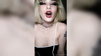 veronika strawberry aka strwbrrymlk  manyvids onlyfans charming girl strips in front of the camera