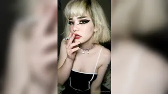 veronika strawberry aka strwbrrymlk  manyvids onlyfans charming girl strips in front of the camera