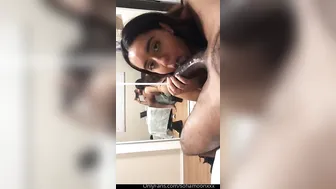 sofia moon manyvids onlyfans chick fucks herself with a big rubber dildo