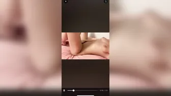 hausfairy aka @favoritebarista manyvids onlyfans hot lady passionately pulls pussy