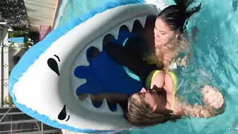 vickyvette manyvids onlyfans painted slut caresses small tits