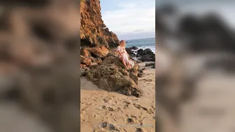 candicedare manyvids onlyfans busty young lady caresses shaved cunt