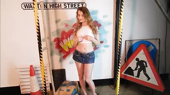 brooklogan manyvids onlyfans spectacular skin cleaves the vagina with a large dildo