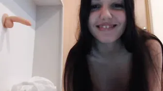 your_dirty_secret Pleasant babe touches sexual lips with fingers