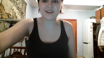 darya_mel Busty beauty takes off her underwear