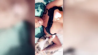 kayyybear manyvids onlyfans cute coquette strips in the kitchen