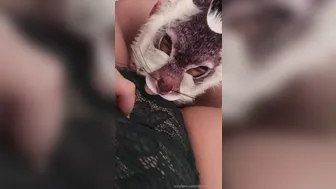 filthy couple manyvids onlyfans in black stockings jerks off