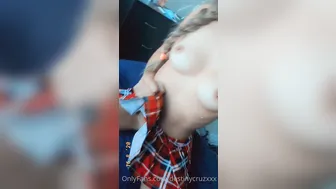 destinycruzxxx manyvids onlyfans shines pussy and caresses big tits