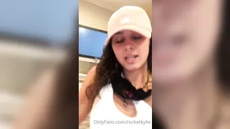 rocketkylie manyvids onlyfans busty maiden posing in stockings