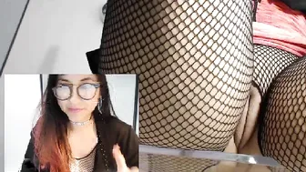 bellatorrez Sexy wench gently masturbates pussy