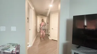 oliviajaidebbw manyvids onlyfans blue-eyed cutie masturbates in  private e