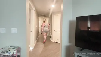 oliviajaidebbw manyvids onlyfans blue-eyed cutie masturbates in  private e