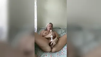 emilyright manyvids onlyfans cute babe in stockings massages vagina with hand