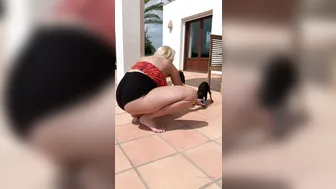 angelwicky manyvids onlyfans bitch drummed with glass dick