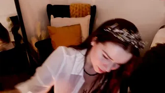 naphrodite chaturbate busty lady masturbates the front cap with a sex toy