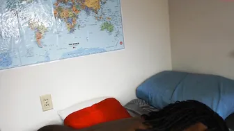 nj_exotic Beauty licks rubber penis