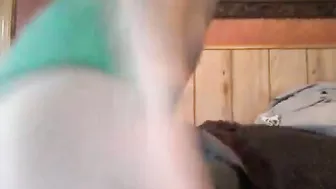purplebiscuit bitch jerks off in the office
