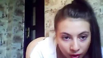 xraffaella123 Bitch drummed with glass dick