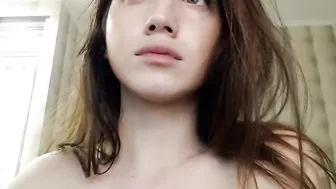 favourite_drink Girl with tight booty undresses completely