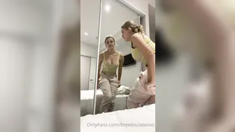 breelouisexoxo onlyfans big boobed babe fucks her cap