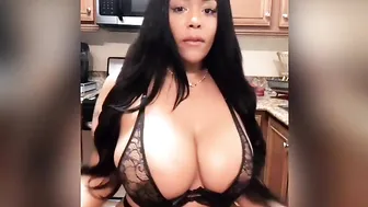 creolebarbieeee onlyfans sweet lady caresses rubber penis
