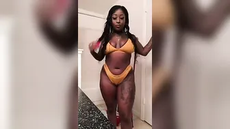 barbeebandz onlyfans perfect black-haired slut fucks vagina