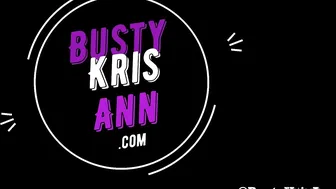 bustykrisann onlyfans charming babe undresses and jerks off