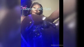 TSBronx onlyfans painted slut caresses small tits