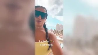 Sandra onlyfans undresses and shows puffy bread