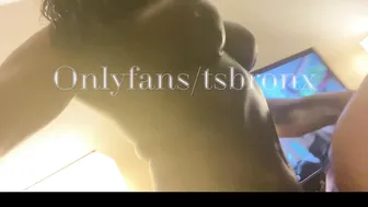 TSBronx onlyfans shy babe seduces with big tits