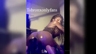 TSBronx onlyfans cute brunette fucked cunt with phallus