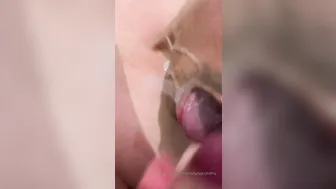 Emily onlyfans blissful female fucks pussy with phallus