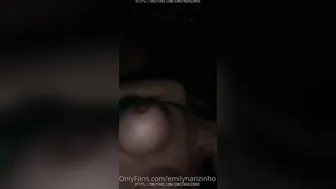 Emily onlyfans busty woman posing in panties