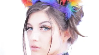 MissRainbowslut onlyfans blonde goddess is dug into both holes.