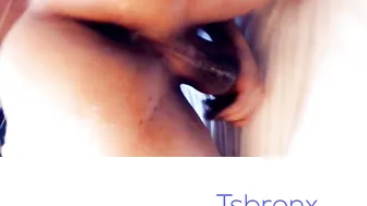TSBronx onlyfans old woman fucks herself with two toys in both holes