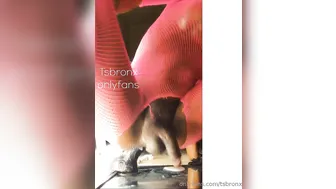 TSBronx onlyfans demonstratively masturbating on cam