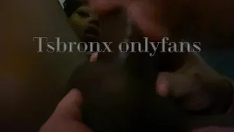 TSBronx onlyfans skinny bitch jerks pussy with dildo