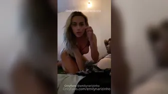 Emily onlyfans big breasted slut fucks shaved cunt