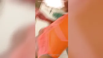 Emily onlyfans charming whore sticks dildo in the vagina