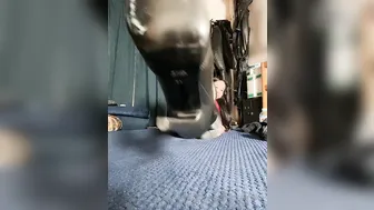 mistresshinako onlyfans fluffy bitch with glasses masturbates pussy