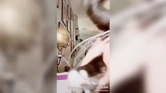 dylanjamesxo onlyfans luxurious blonde straddled sex toy