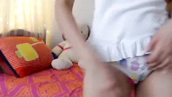 cutevannia naughty mare fucks pussy sex machine