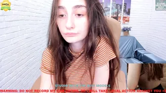 alisa__coy caressed on the bed