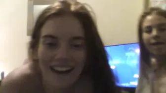 gingertwins lustful babe caresses herself with fingers