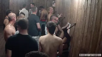 wild Czech group sex