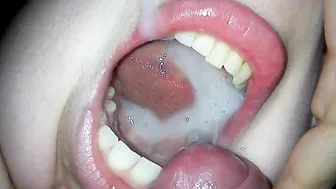 sperm in the mouth at home