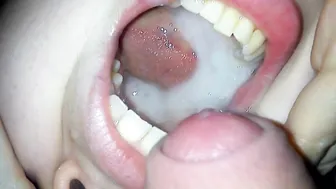 sperm in the mouth at home