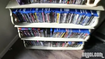 Watch as a girl jerking off a dick guy