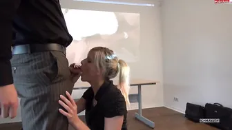 private sex in the office after work